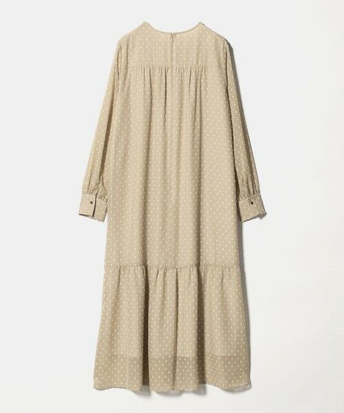 green label relaxing / グリーンレーベル リラクシング ロング・マキシ丈ワンピース | ドット シアー ティアード ワンピース | 詳細4