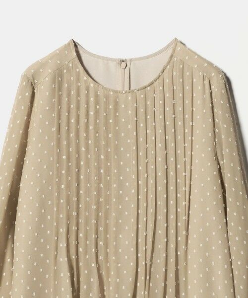 green label relaxing / グリーンレーベル リラクシング ロング・マキシ丈ワンピース | ドット シアー ティアード ワンピース | 詳細5