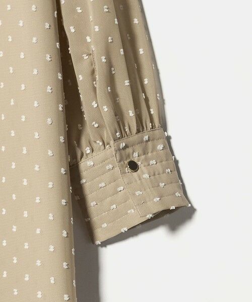 green label relaxing / グリーンレーベル リラクシング ロング・マキシ丈ワンピース | ドット シアー ティアード ワンピース | 詳細6