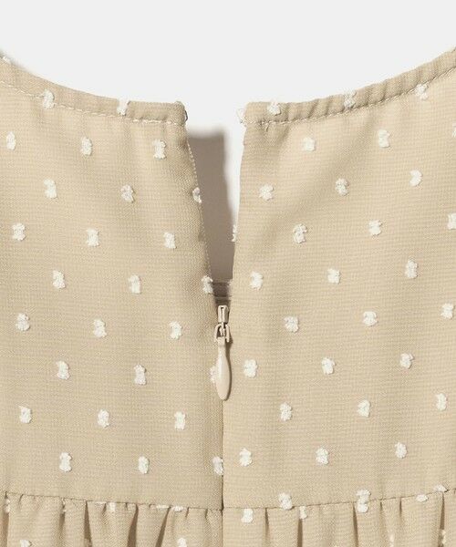 green label relaxing / グリーンレーベル リラクシング ロング・マキシ丈ワンピース | ドット シアー ティアード ワンピース | 詳細8