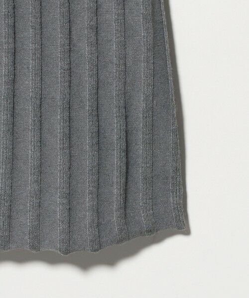 green label relaxing / グリーンレーベル リラクシング ロング・マキシ丈ワンピース | フィット＆フレア 襟付き ニット ワンピース | 詳細15