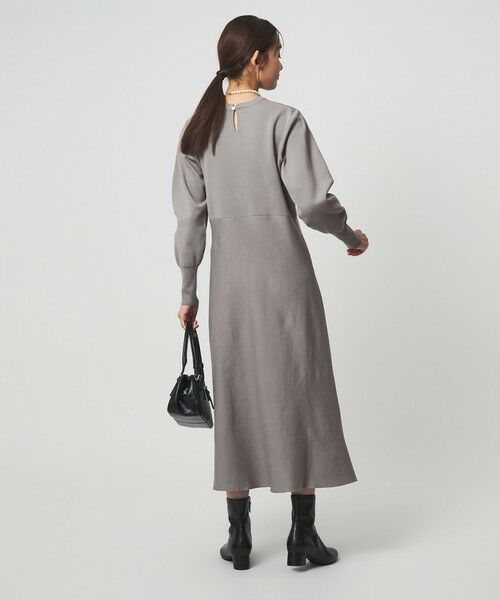 green label relaxing / グリーンレーベル リラクシング ロング・マキシ丈ワンピース | エリレース 2WAY ニット ワンピース ウォッシャブル | 詳細6