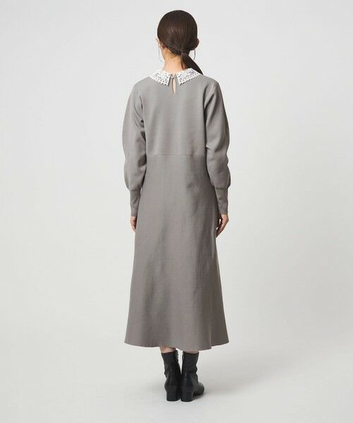 green label relaxing / グリーンレーベル リラクシング ロング・マキシ丈ワンピース | エリレース 2WAY ニット ワンピース ウォッシャブル | 詳細10