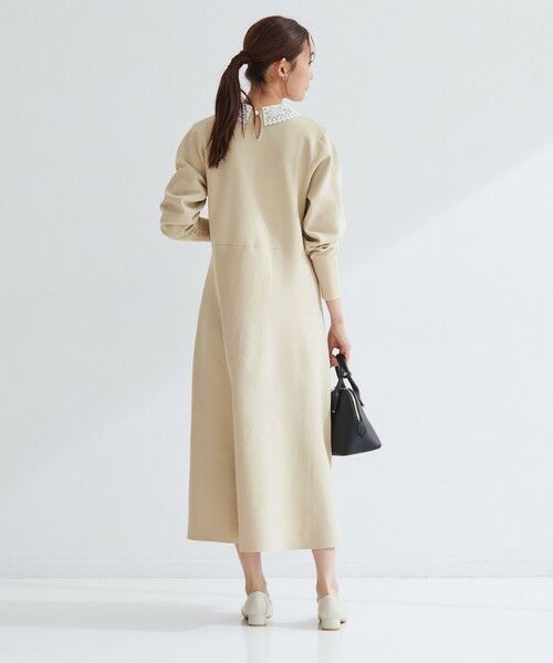 green label relaxing / グリーンレーベル リラクシング ロング・マキシ丈ワンピース | エリレース 2WAY ニット ワンピース ウォッシャブル | 詳細23