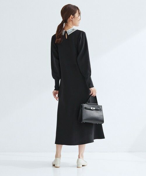 green label relaxing / グリーンレーベル リラクシング ロング・マキシ丈ワンピース | エリレース 2WAY ニット ワンピース ウォッシャブル | 詳細27