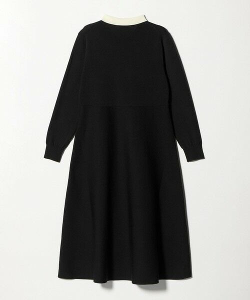 green label relaxing / グリーンレーベル リラクシング ロング・マキシ丈ワンピース | ハイショク エリツキ ニット ワンピース | 詳細6