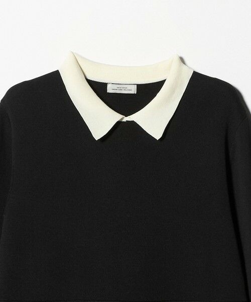 green label relaxing / グリーンレーベル リラクシング ロング・マキシ丈ワンピース | ハイショク エリツキ ニット ワンピース | 詳細7