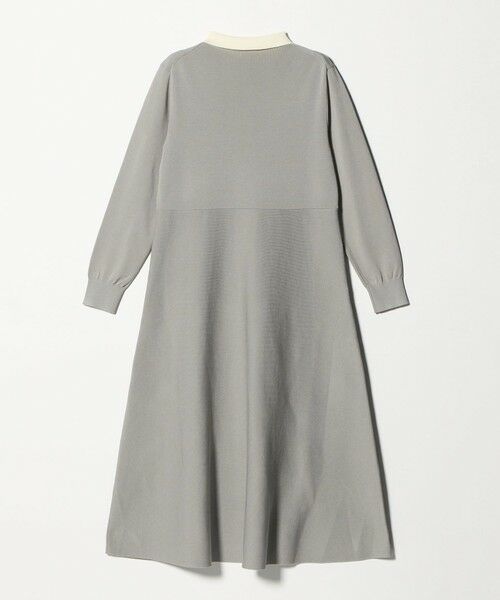 green label relaxing / グリーンレーベル リラクシング ロング・マキシ丈ワンピース | ハイショク エリツキ ニット ワンピース | 詳細20