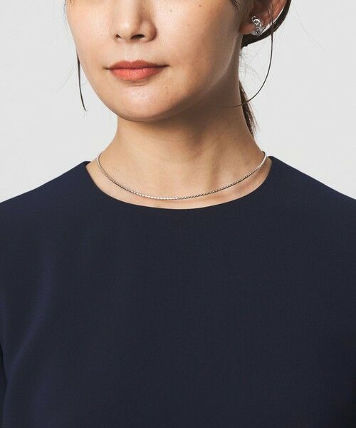 green label relaxing / グリーンレーベル リラクシング ミニ丈・ひざ丈ワンピース | ［size SHORTあり］ソデレース 2WAY ワンピース | 詳細19