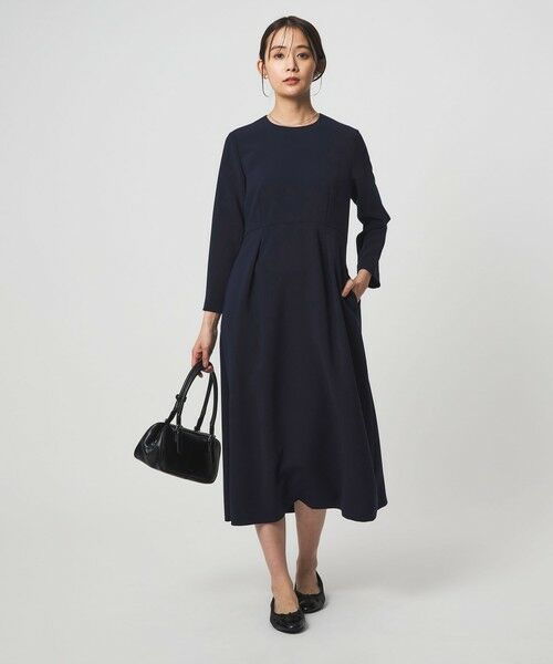 green label relaxing / グリーンレーベル リラクシング ミニ丈・ひざ丈ワンピース | ［size SHORTあり］ソデレース 2WAY ワンピース | 詳細6