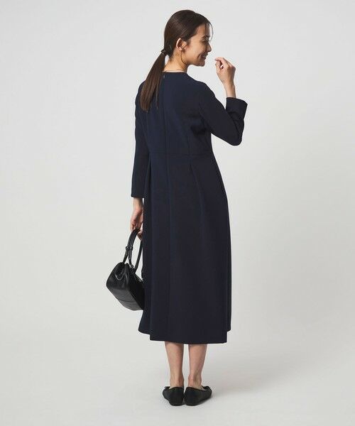 green label relaxing / グリーンレーベル リラクシング ミニ丈・ひざ丈ワンピース | ［size SHORTあり］ソデレース 2WAY ワンピース | 詳細7