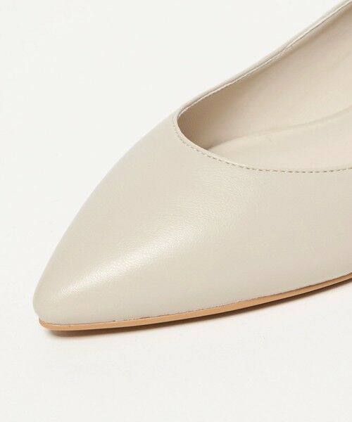green label relaxing / グリーンレーベル リラクシング パンプス | ポインテッド メタルライン フラットパンプス 撥水 | 詳細3