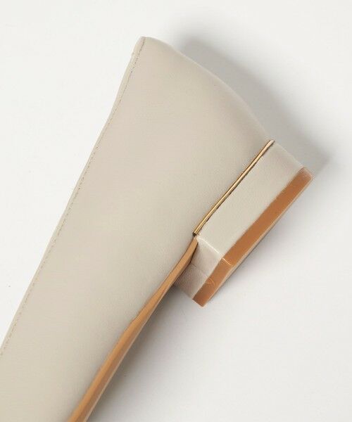 green label relaxing / グリーンレーベル リラクシング パンプス | ポインテッド メタルライン フラットパンプス 撥水 | 詳細4