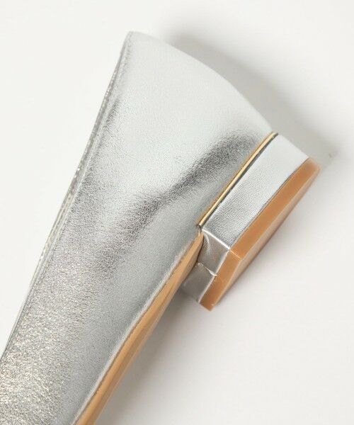 green label relaxing / グリーンレーベル リラクシング パンプス | ポインテッド メタルライン フラットパンプス 撥水 | 詳細12