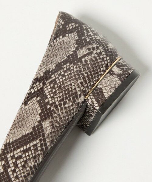 green label relaxing / グリーンレーベル リラクシング パンプス | ポインテッド メタルライン フラットパンプス 撥水 | 詳細19