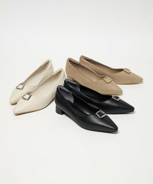 green label relaxing / グリーンレーベル リラクシング パンプス | ポインテッド バックル パンプス 晴雨兼用 撥水 | 詳細16