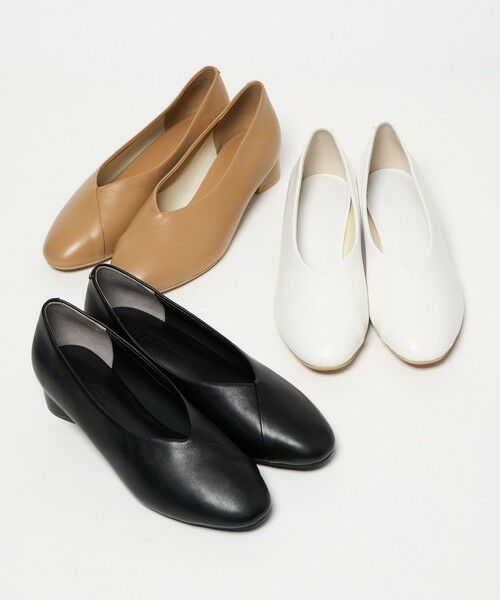 green label relaxing / グリーンレーベル リラクシング パンプス | ラウンド キリカエ Vカット パンプス 撥水 | 詳細15