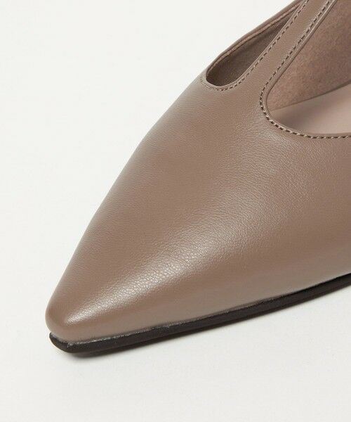 green label relaxing / グリーンレーベル リラクシング パンプス | ポインテッド Tストラップ フラットシューズ 撥水 | 詳細12
