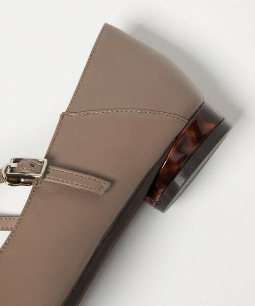 green label relaxing / グリーンレーベル リラクシング パンプス | ポインテッド Tストラップ フラットシューズ 撥水 | 詳細13