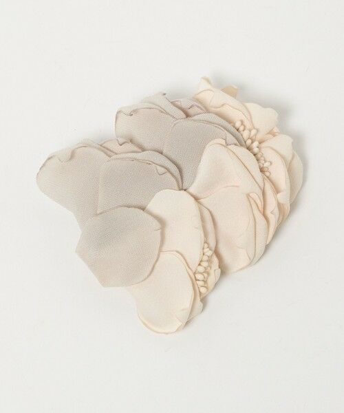 green label relaxing / グリーンレーベル リラクシング ブローチ・コサージュ | フラワー ミックスコサージュ（BEIGE）