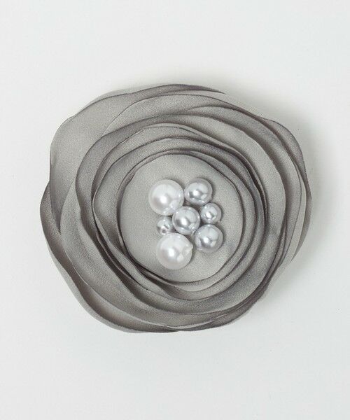 green label relaxing / グリーンレーベル リラクシング ブローチ・コサージュ | フラットフラワー コサージュ（LT.GRAY）