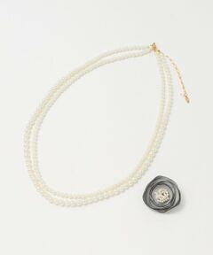 green label relaxing / グリーンレーベル リラクシング ネックレス・ペンダント・チョーカー | コサージュ付き 5WAY ネックレス