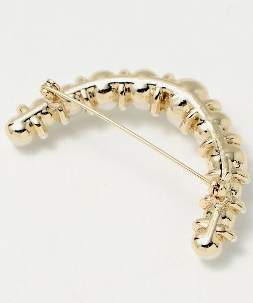 green label relaxing / グリーンレーベル リラクシング ブローチ・コサージュ | フェイクパール ラインパヴェ ブローチ | 詳細6