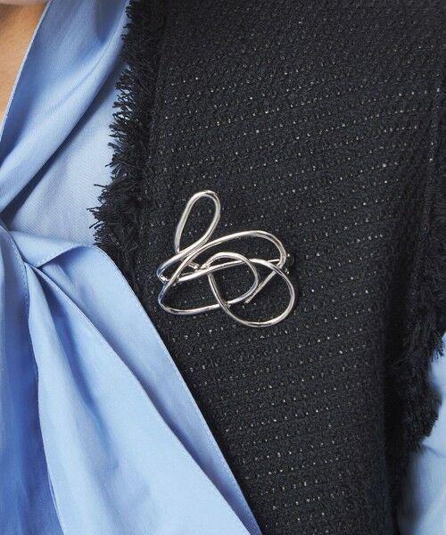 green label relaxing / グリーンレーベル リラクシング ブローチ・コサージュ | ニュアンスライン ブローチ | 詳細7