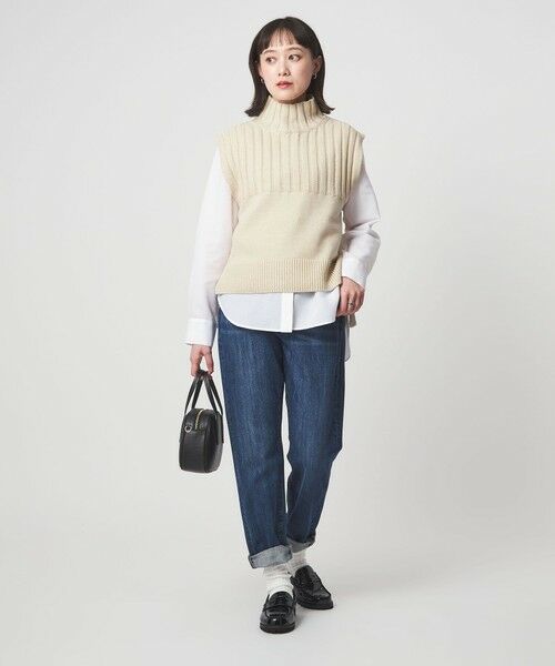 green label relaxing / グリーンレーベル リラクシング シャツ・ブラウス | ニット タートル ベスト × シャツ セット | 詳細3