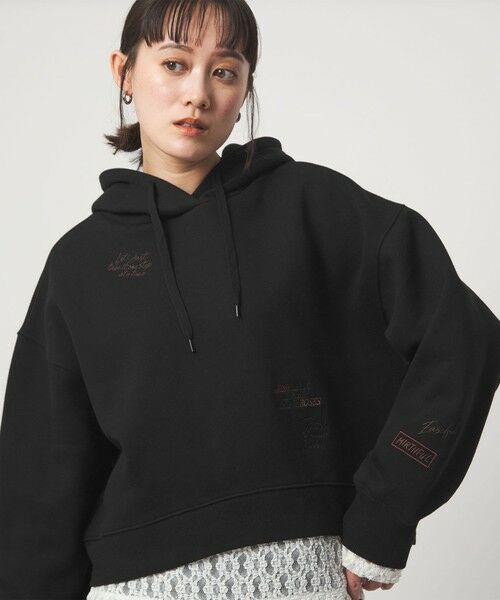 green label relaxing / グリーンレーベル リラクシング パーカー | 【WEB限定】＜at ease＞エンブロイダリ— フーディ— | 詳細1