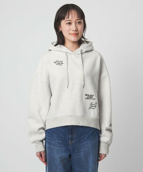 green label relaxing / グリーンレーベル リラクシング パーカー | 【WEB限定】＜at ease＞エンブロイダリ— フーディ— | 詳細14