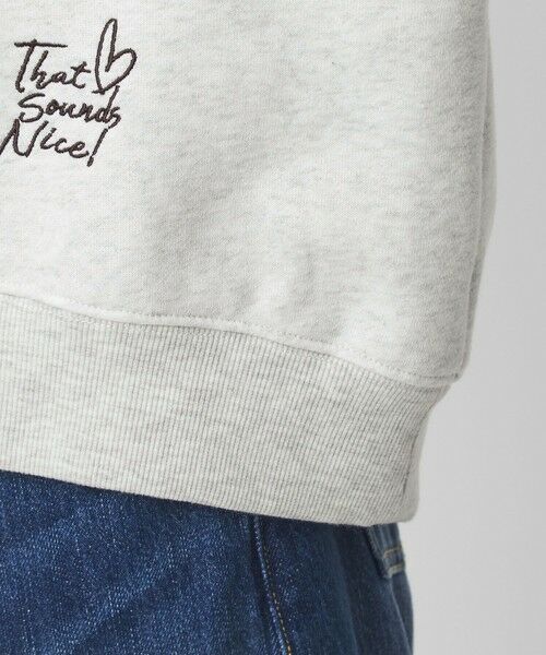 green label relaxing / グリーンレーベル リラクシング パーカー | 【WEB限定】＜at ease＞エンブロイダリ— フーディ— | 詳細19
