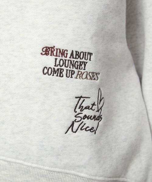 green label relaxing / グリーンレーベル リラクシング パーカー | 【WEB限定】＜at ease＞エンブロイダリ— フーディ— | 詳細23