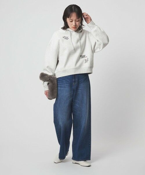 green label relaxing / グリーンレーベル リラクシング パーカー | 【WEB限定】＜at ease＞エンブロイダリ— フーディ— | 詳細13