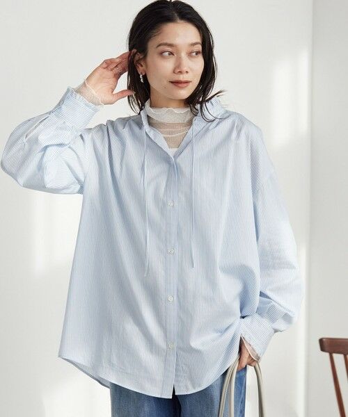 green label relaxing / グリーンレーベル リラクシング カットソー | シアー ドット タートルネック カットソー | 詳細5