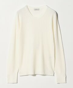 green label relaxing / グリーンレーベル リラクシング ニット・セーター | リブ ニット クルーネック プルオーバー ウォッシャブル