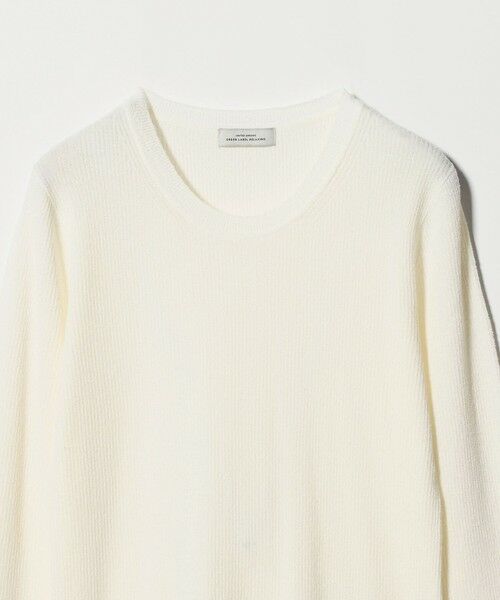 green label relaxing / グリーンレーベル リラクシング ニット・セーター | リブ ニット クルーネック プルオーバー ウォッシャブル | 詳細2