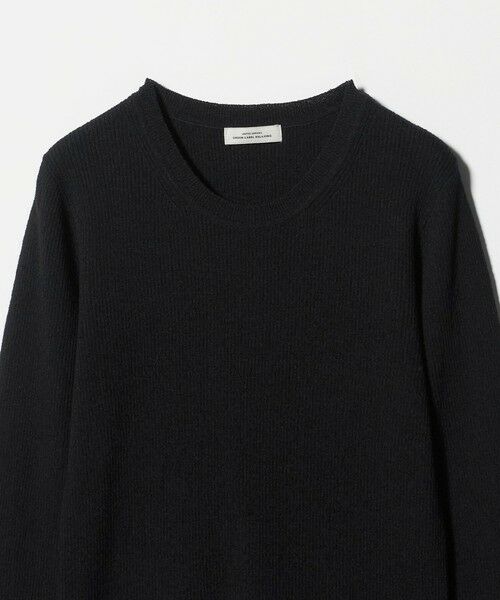 green label relaxing / グリーンレーベル リラクシング ニット・セーター | リブ ニット クルーネック プルオーバー ウォッシャブル | 詳細5