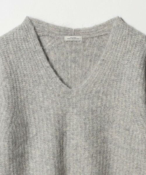 green label relaxing / グリーンレーベル リラクシング ニット・セーター | アルパカブレンド アゼ Vネック プルオーバー ニット | 詳細2
