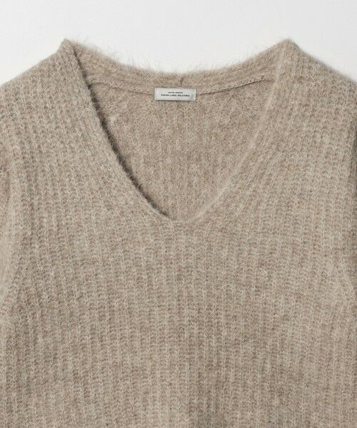 green label relaxing / グリーンレーベル リラクシング ニット・セーター | アルパカブレンド アゼ Vネック プルオーバー ニット | 詳細11