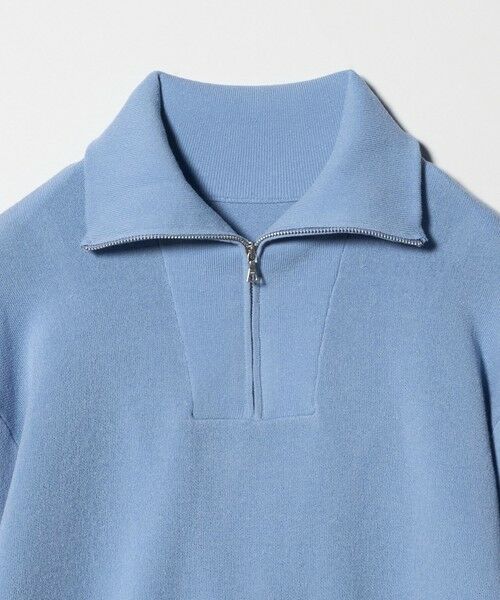 green label relaxing / グリーンレーベル リラクシング ニット・セーター | ハーフ ジップ プルオーバー ウォッシャブル | 詳細6