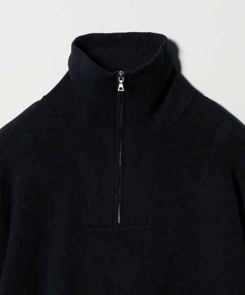 green label relaxing / グリーンレーベル リラクシング ニット・セーター | ハーフ ジップ プルオーバー ウォッシャブル | 詳細12