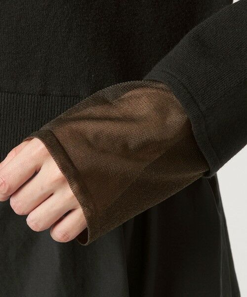 green label relaxing / グリーンレーベル リラクシング ニット・セーター | ポロニット ドッキング プルオーバー | 詳細11