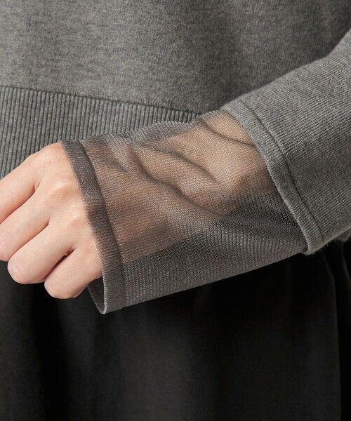 green label relaxing / グリーンレーベル リラクシング ニット・セーター | ポロニット ドッキング プルオーバー | 詳細17