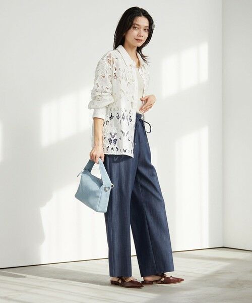 green label relaxing / グリーンレーベル リラクシング デニムパンツ | ［size SHORT/TALLあり］ニーハイフレアパンツ デニム 2 ストレッチ | 詳細11