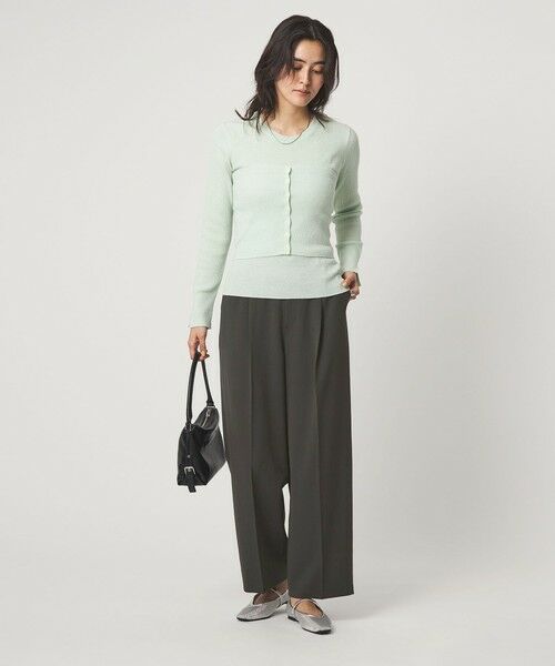 green label relaxing / グリーンレーベル リラクシング その他パンツ | イージー ストレート パンツ | 詳細7