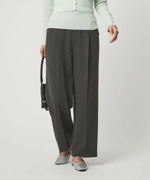 green label relaxing / グリーンレーベル リラクシング その他パンツ | イージー ストレート パンツ（DK.GRAY）