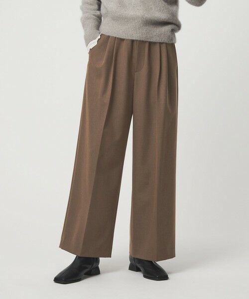 green label relaxing / グリーンレーベル リラクシング その他パンツ | イージー 2タック ワイド パンツ | 詳細6