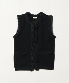 green label relaxing / グリーンレーベル リラクシング ベスト | ブークレ×フリンジ ベスト ウォッシャブル