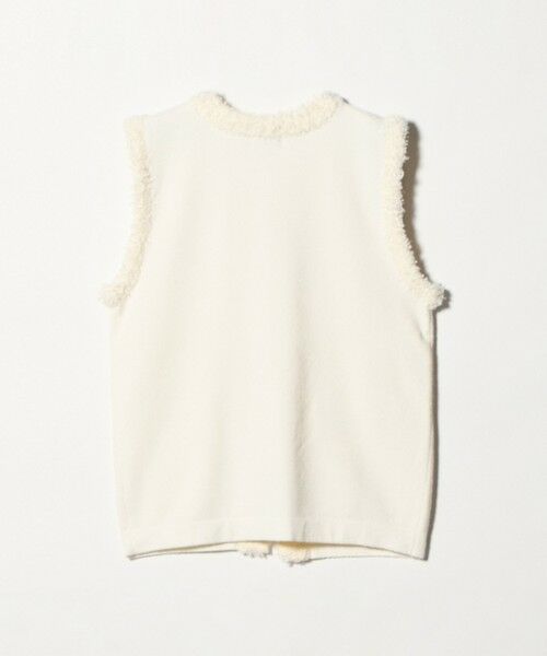 green label relaxing / グリーンレーベル リラクシング ベスト | ブークレ×フリンジ ベスト ウォッシャブル | 詳細1